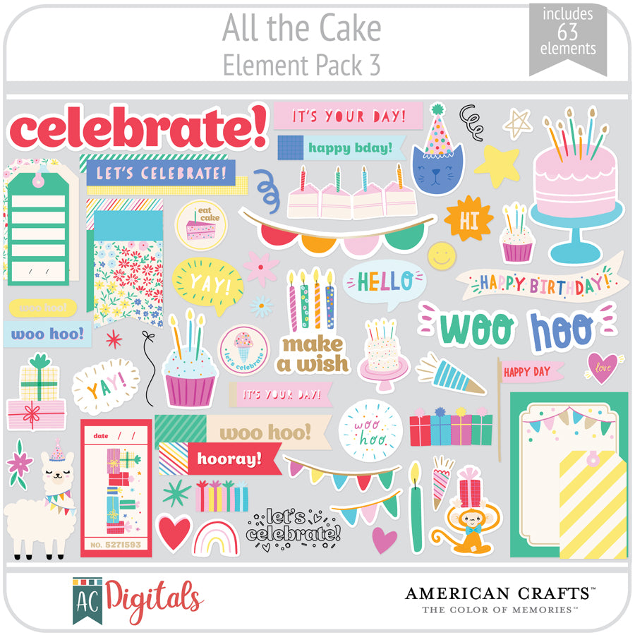 All the Cake Element Pack 3