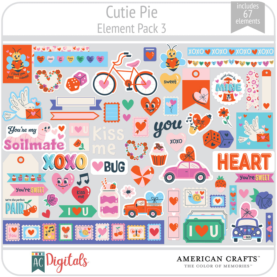 Cutie Pie Element Pack 3