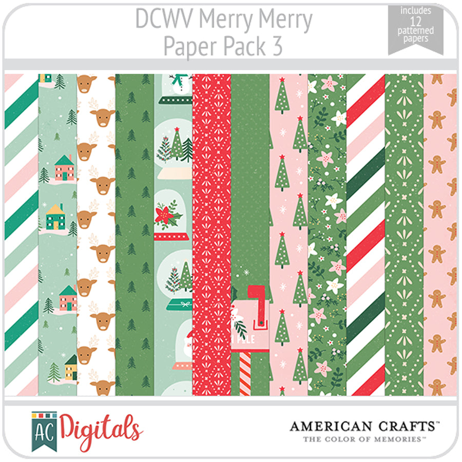 Merry Merry Paper Pack 3