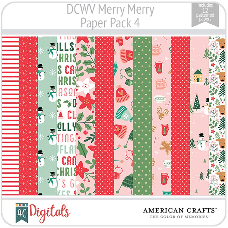 Merry Merry Paper Pack 4