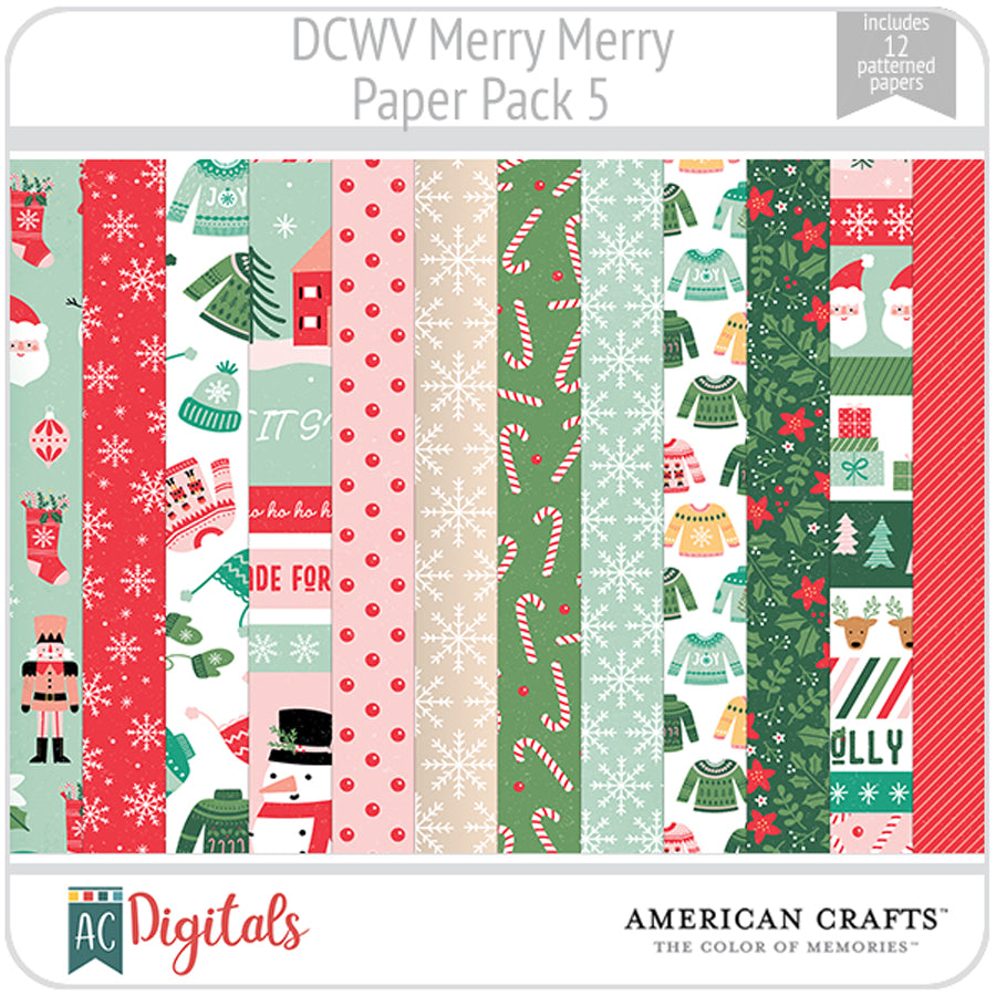 Merry Merry Paper Pack 5