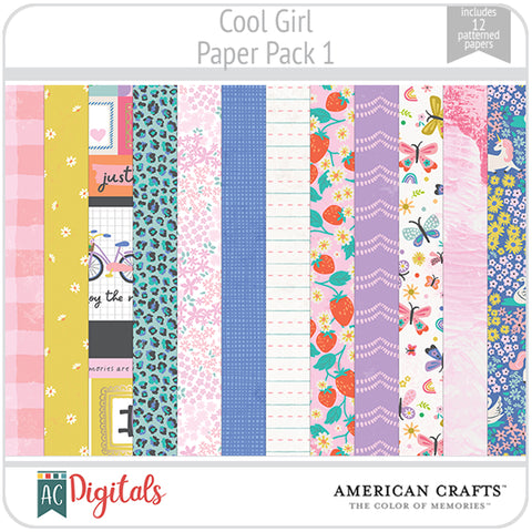 Cool Girl Paper Pack 1