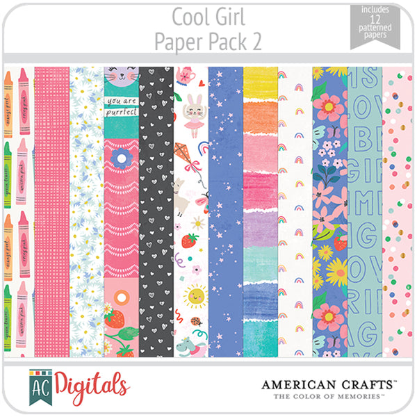 Cool Girl Paper Pack 2