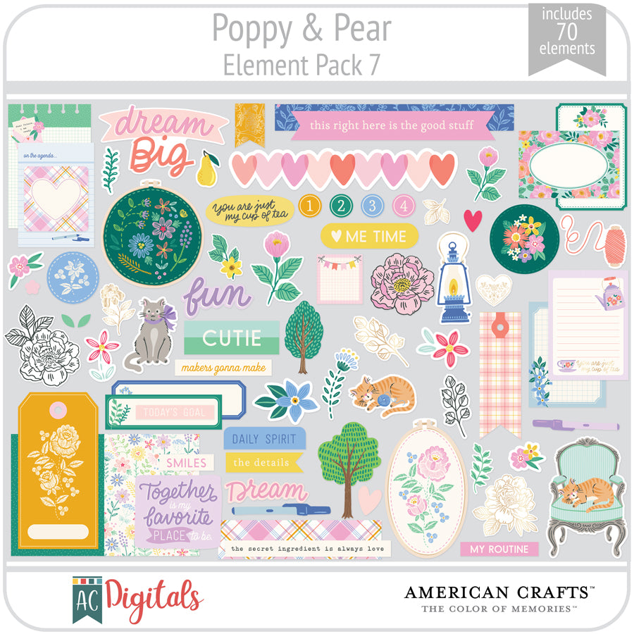 Poppy & Pear Element Pack 7