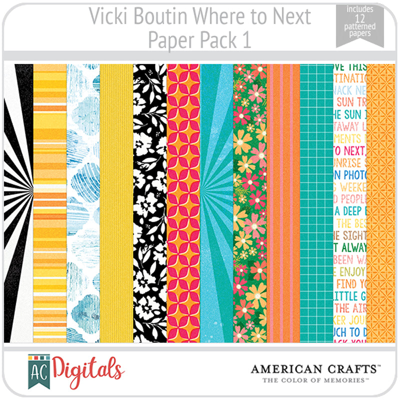 Where to Next Paper Pack 1