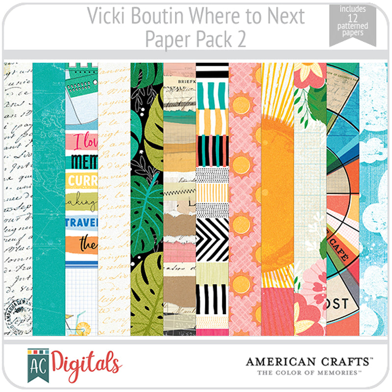 Where to Next Paper Pack 2