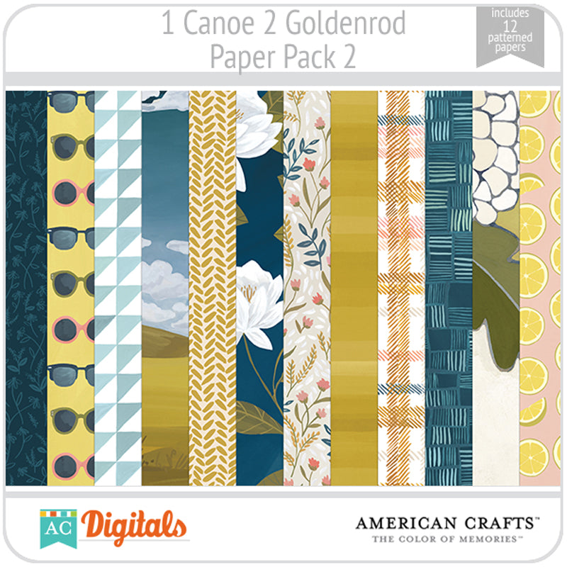 Goldenrod Paper Pack 2