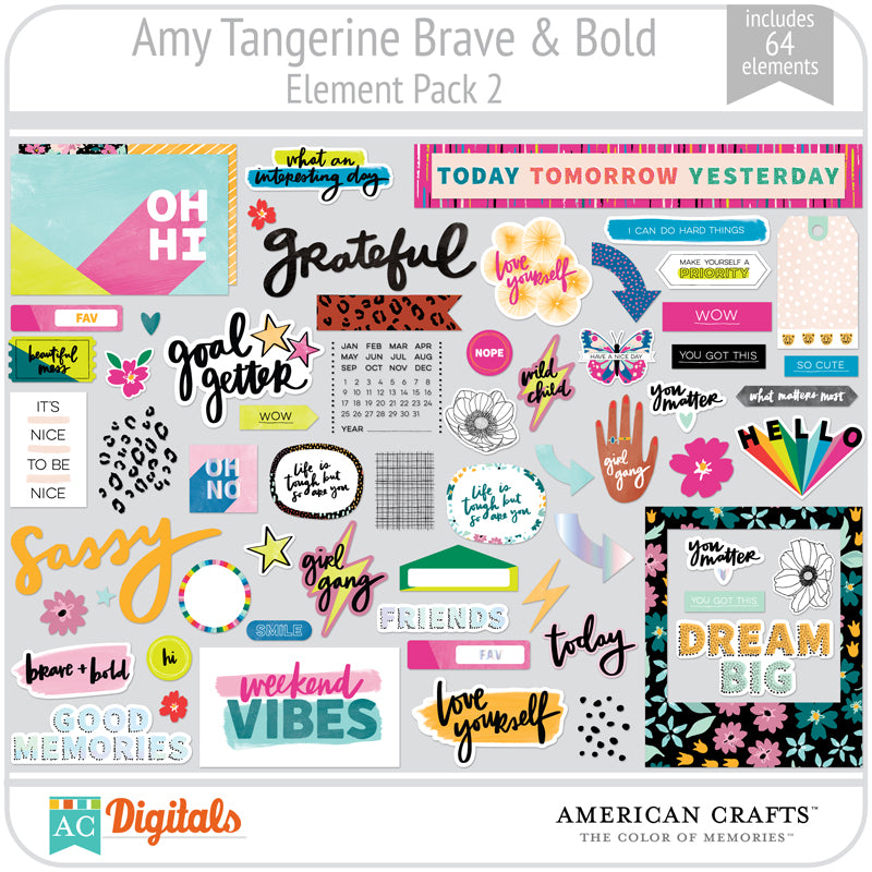 Amy Tangerine Brave & Bold Full Collection