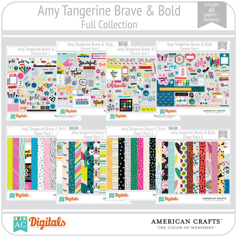 Amy Tangerine Brave & Bold Full Collection