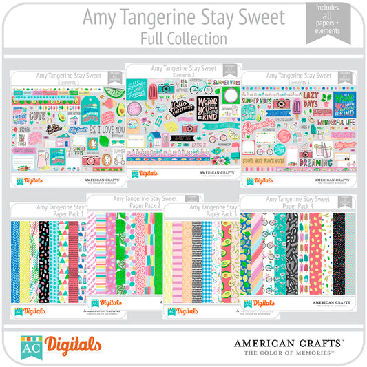 Amy Tangerine Stay Sweet Full Collection