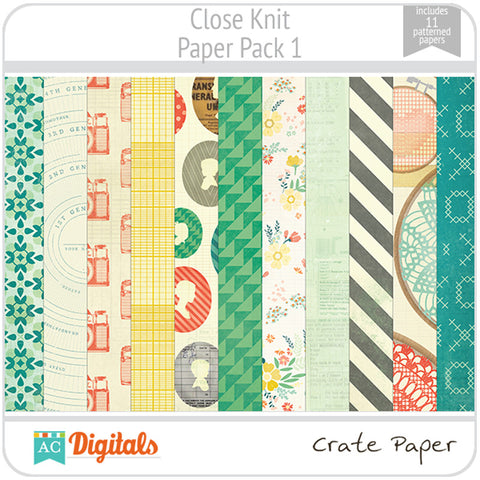 Close Knit Paper Pack 1