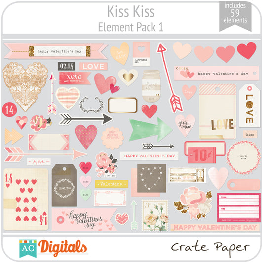 Kiss Kiss Element Pack 1