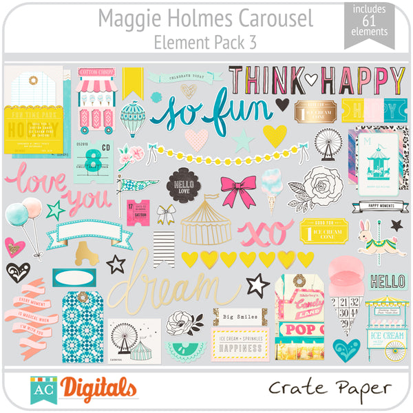 Maggie Holmes Carousel Element Pack 3