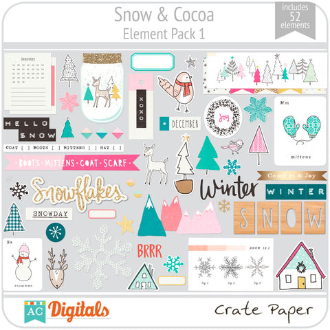 Snow & Cocoa Element Pack 1