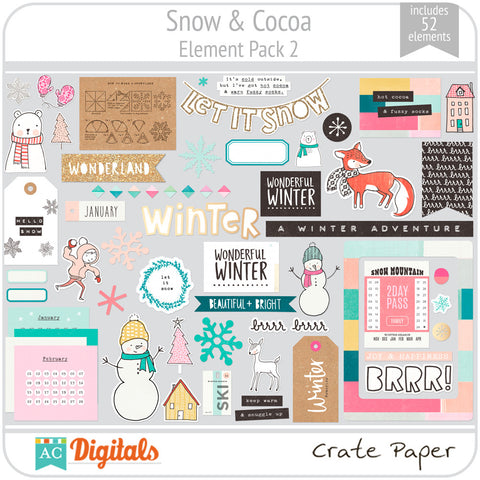 Snow & Cocoa Element Pack 2