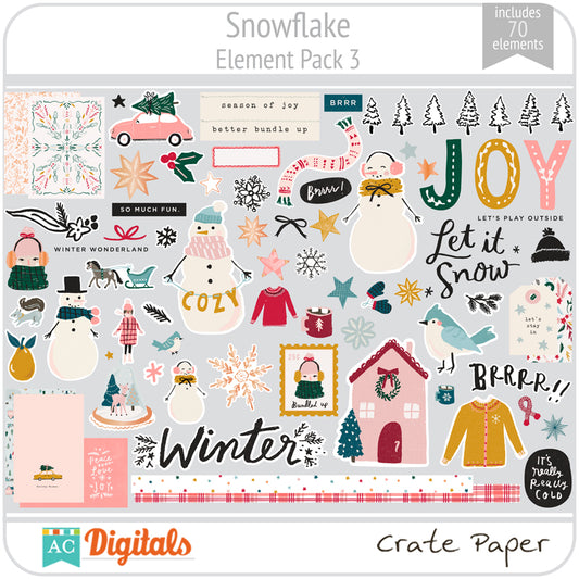 Snowflake Element Pack 3