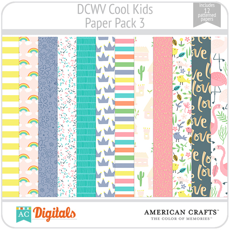 Cool Kids Paper Pack 3