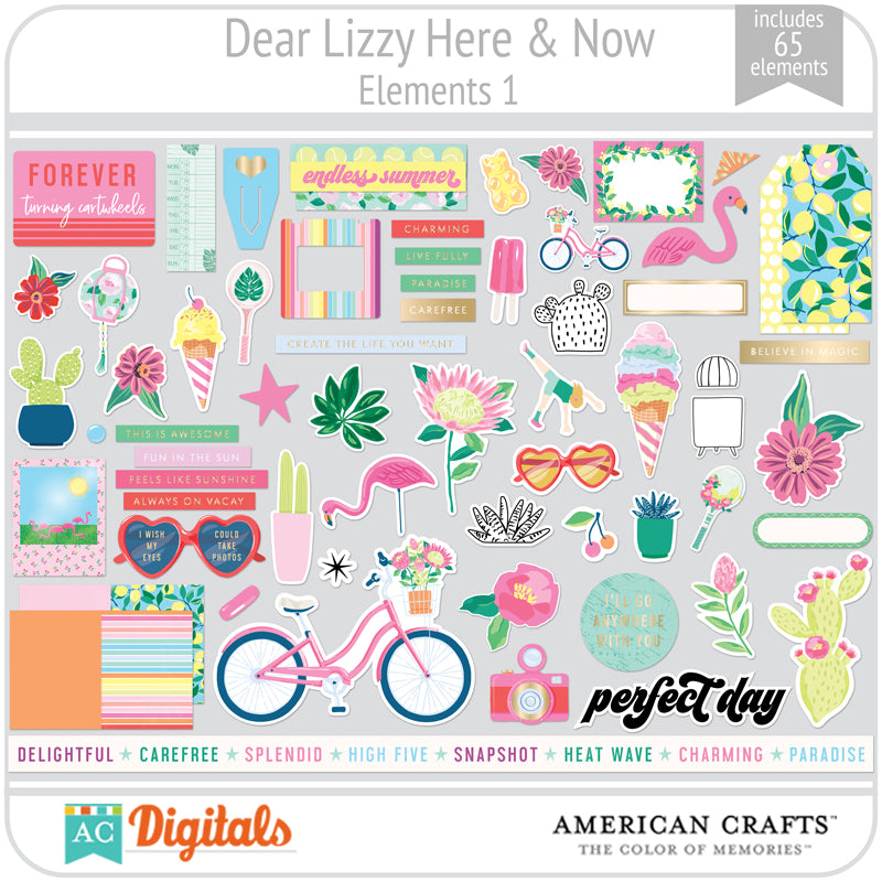 Dear Lizzy Here and Now Element Pack 1