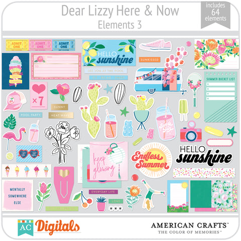 Dear Lizzy Here and Now Element Pack 3