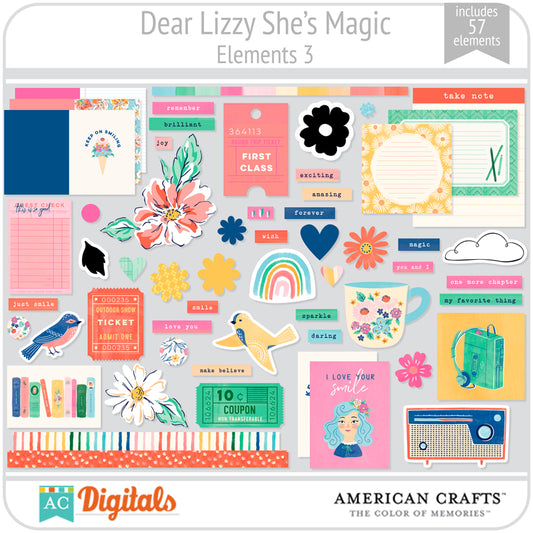 Dear Lizzy She's Magic Element Pack 3