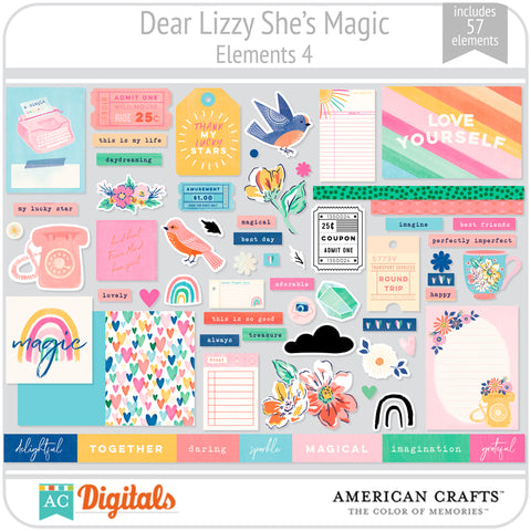 Dear Lizzy She's Magic Element Pack 4