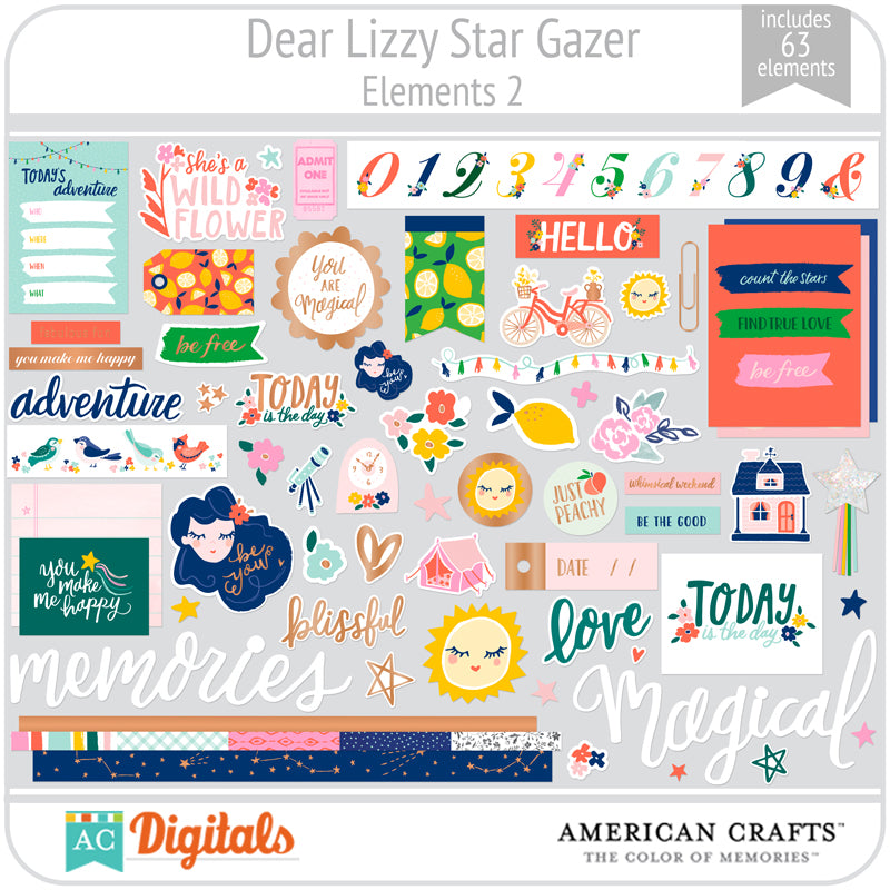 Dear Lizzy Star Gazer Element Pack 2