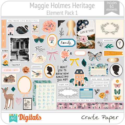 Maggie Holmes Heritage Element Pack 1