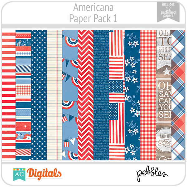 Americana Paper Pack 1