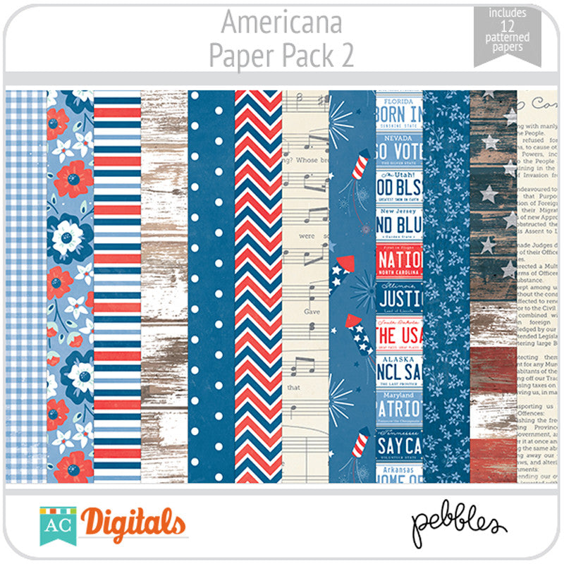 Americana Paper Pack 2