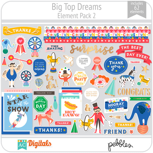 Big Top Dreams Element Pack 2