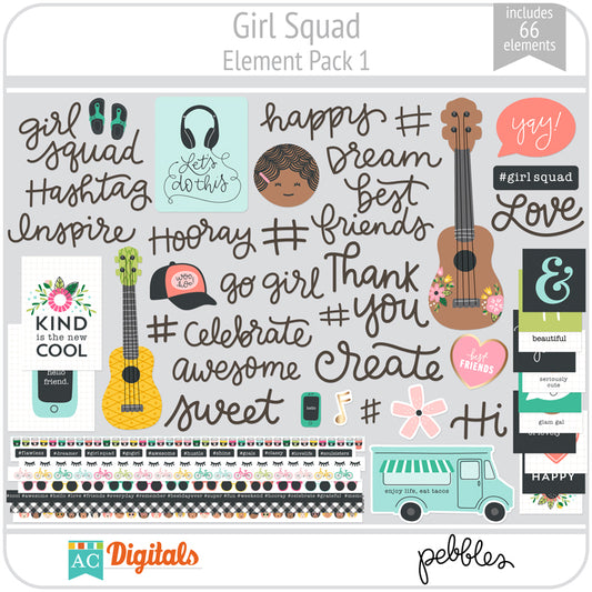 Girl Squad Element Pack 1