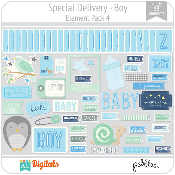 Special Delivery - Boy Element Pack 4