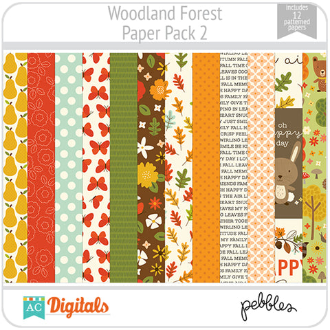 Woodland Forest Paper Pack 2