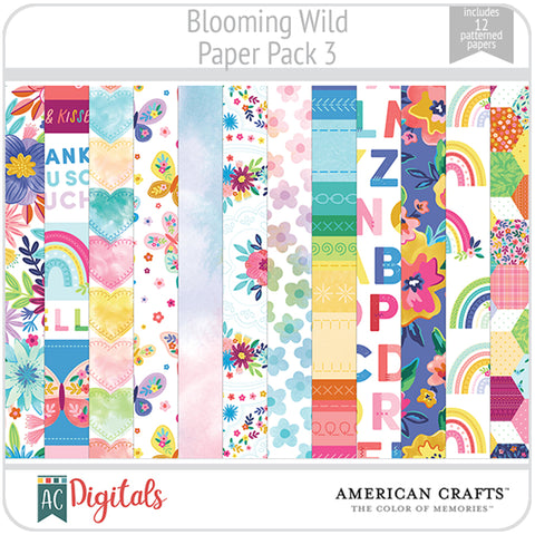 Blooming Wild Paper Pack 3