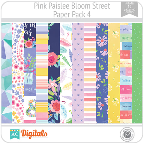 Bloom Street Paper Pack 4