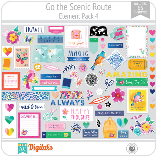 Go the Scenic Route Element Pack 4