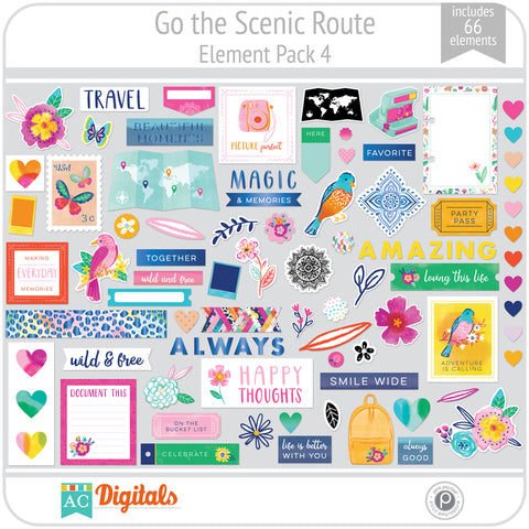 Go the Scenic Route Element Pack 4