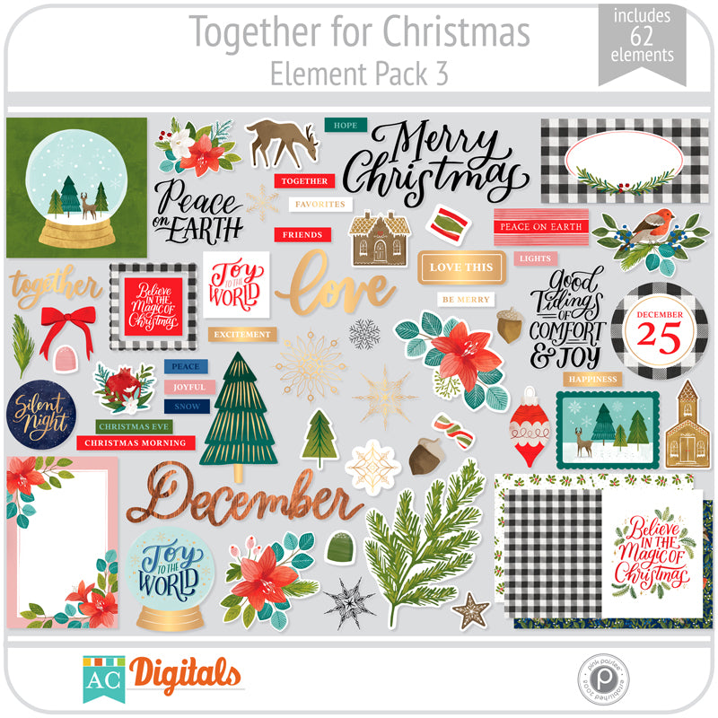 Together For Christmas Element Pack 3