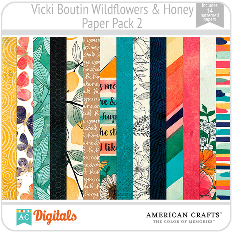 Wildflower & Honey Paper Pack 2