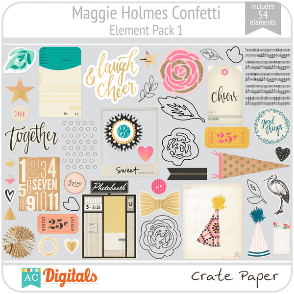 Maggie Holmes Confetti Element Pack 1