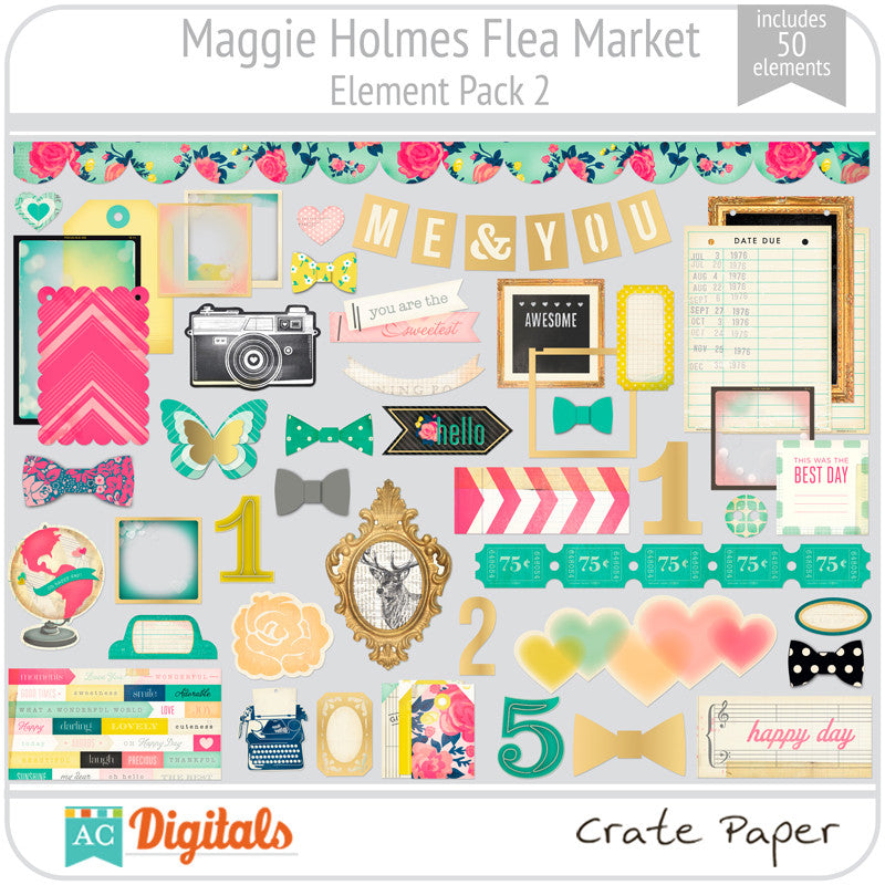 Maggie Holmes Flea Market Element Pack 2