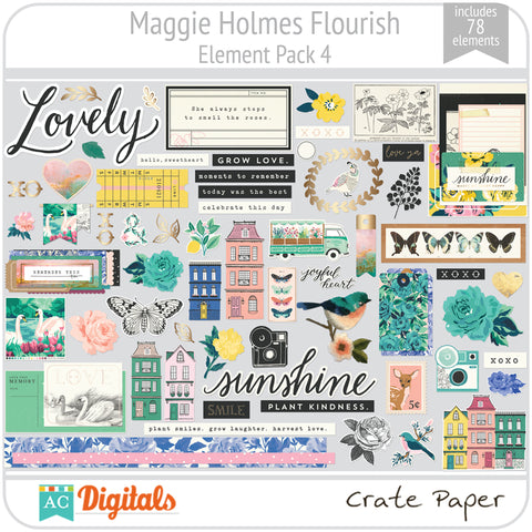 Maggie Holmes Flourish Element Pack 4