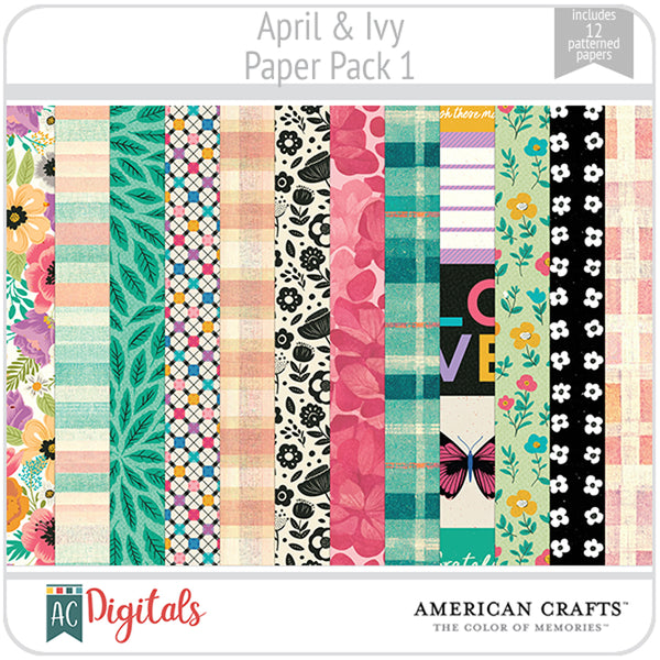 April & Ivy Paper Pack 1