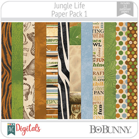 Jungle Life Paper Pack 1