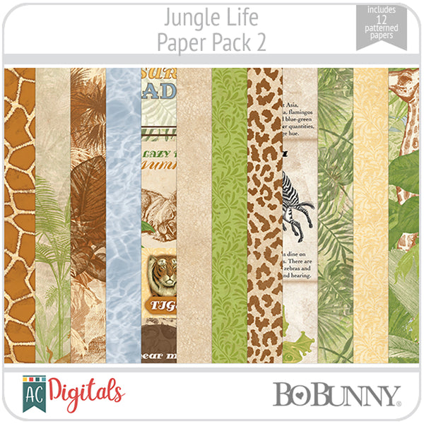 Jungle Life Paper Pack 2