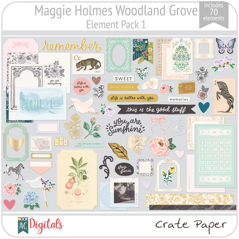 Maggie Holmes Woodland Grove Element Pack 1