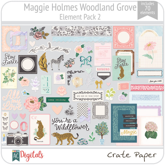 Maggie Holmes Woodland Grove Element Pack 2