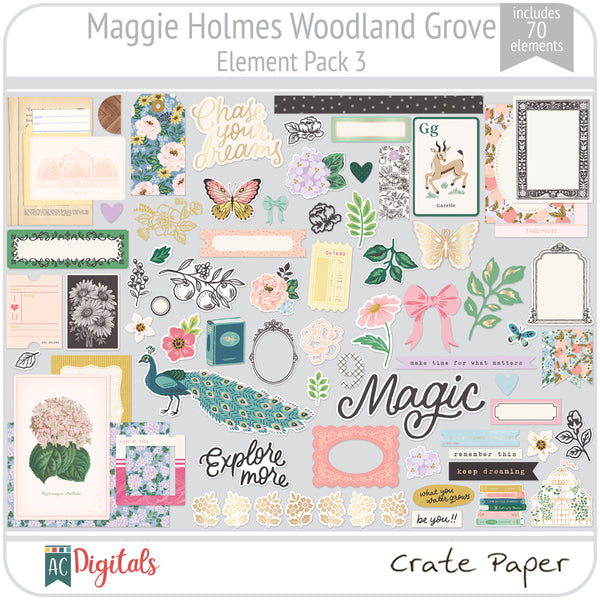 Maggie Holmes Woodland Grove Element Pack 3