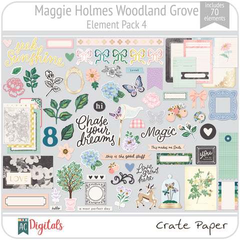 Maggie Holmes Woodland Grove Element Pack 4