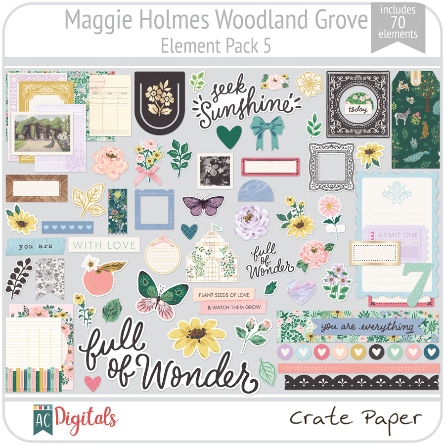 Maggie Holmes Woodland Grove Element Pack 5